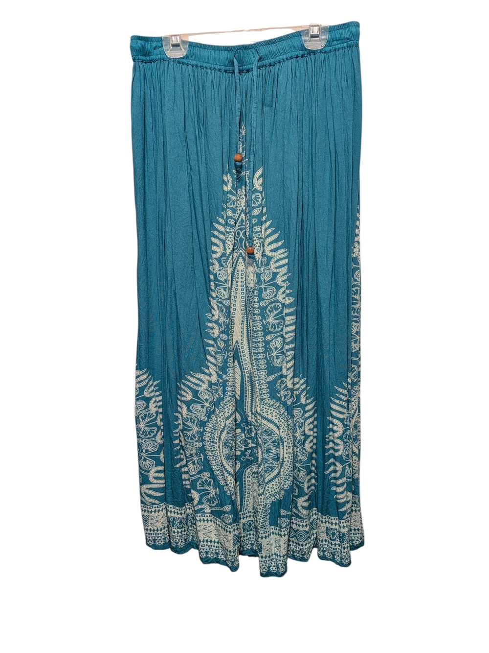 Gypsie Blu Boho Teal Maxi Skirt